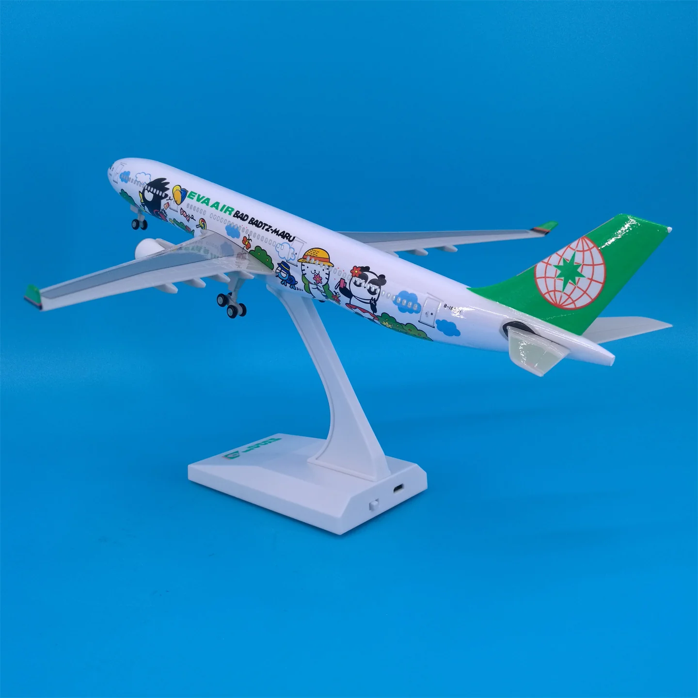 EVA Airways Airbus A330 Airplane Model (1/200 Scale - 30CM) - Image 6