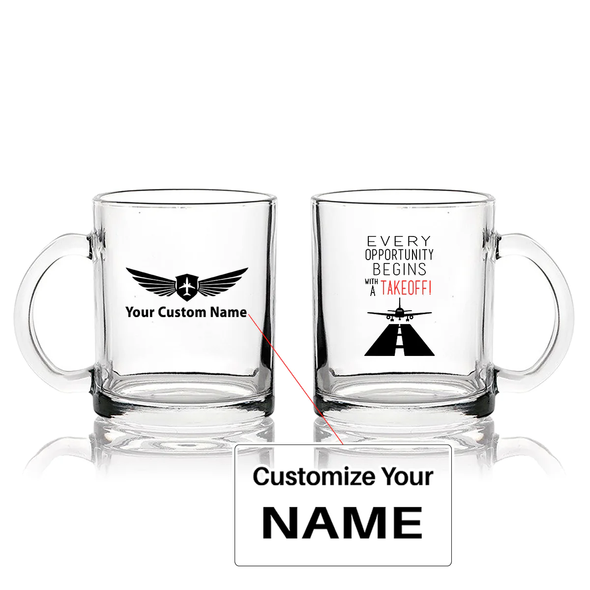 Every Opportunity Designed Coffee & Tea Glasses