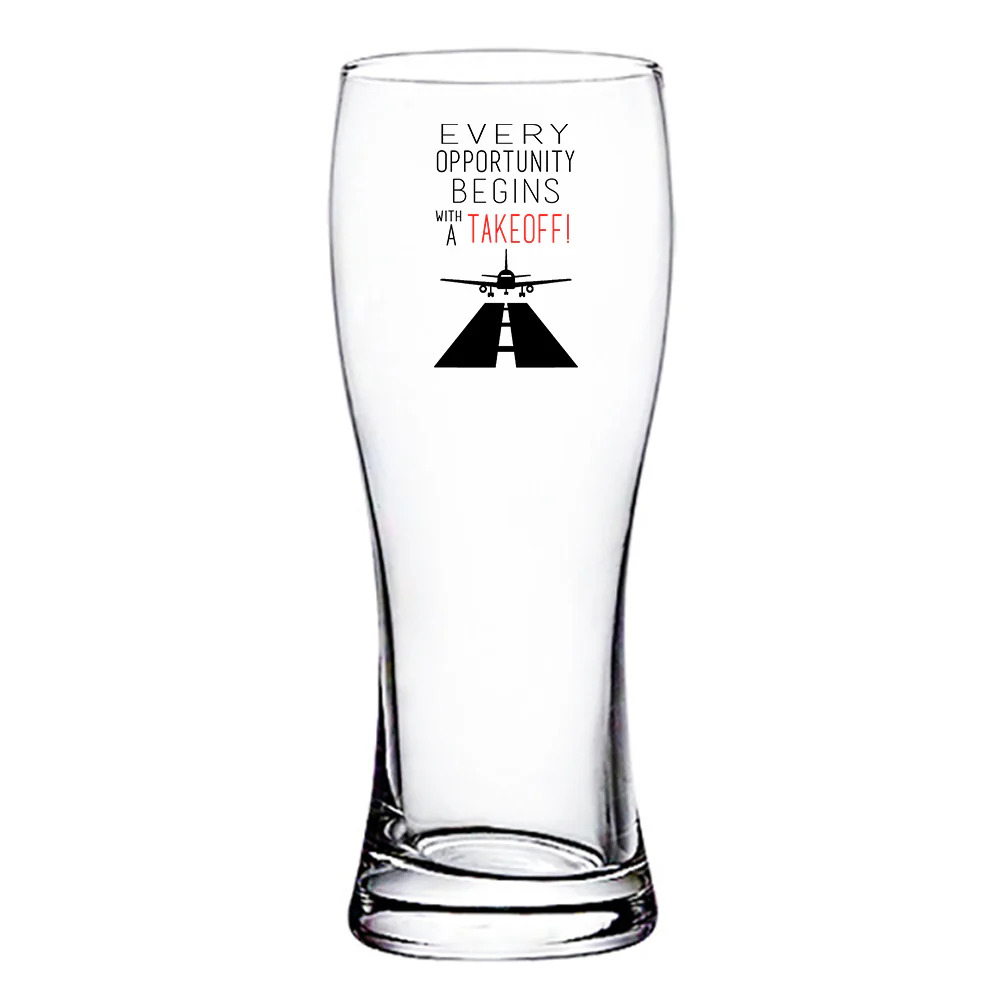 Every Opportunity Designed Pilsner Beer Glasses - Image 2