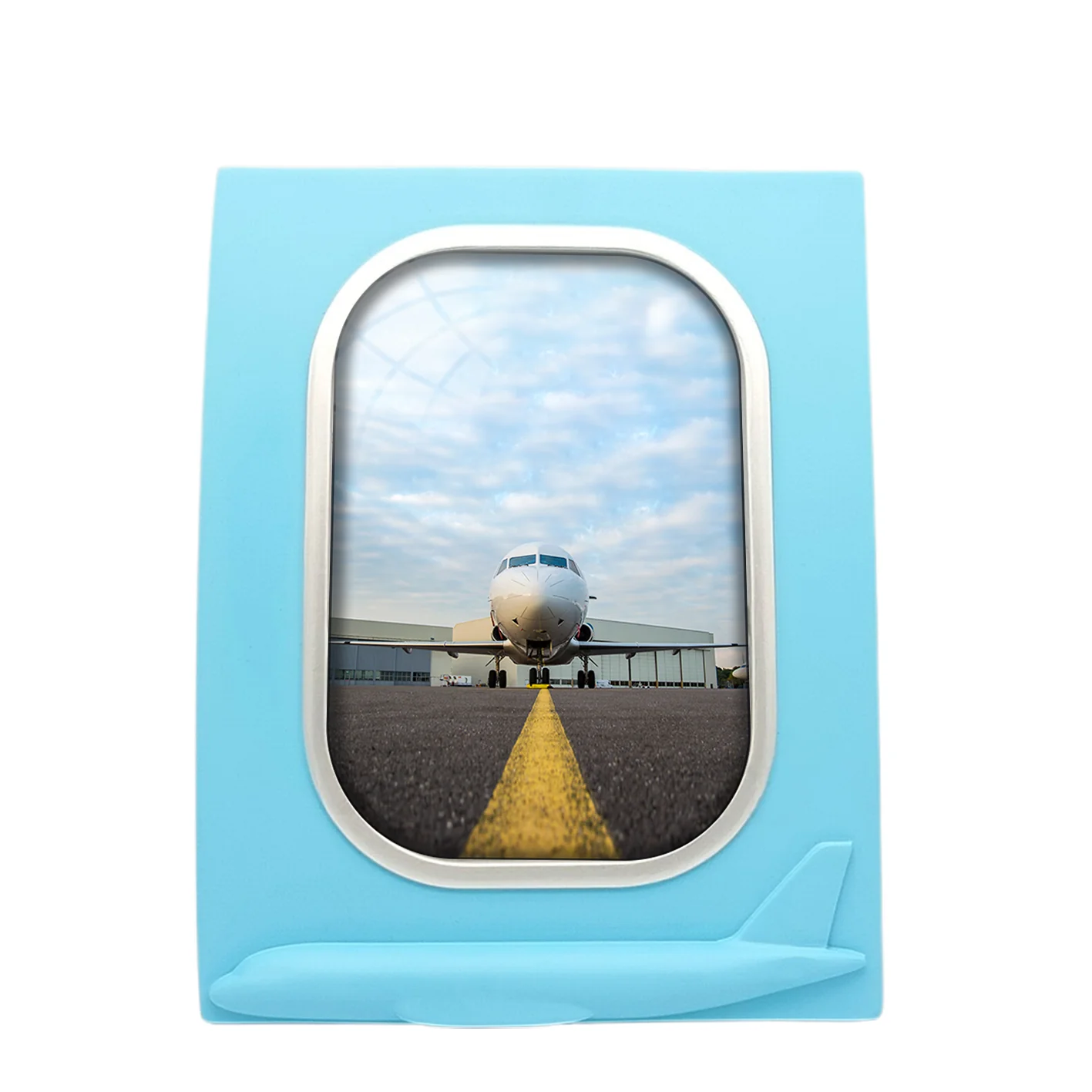 Face to Face with Beautiful Jet Designed Airplane Window Photo Frame