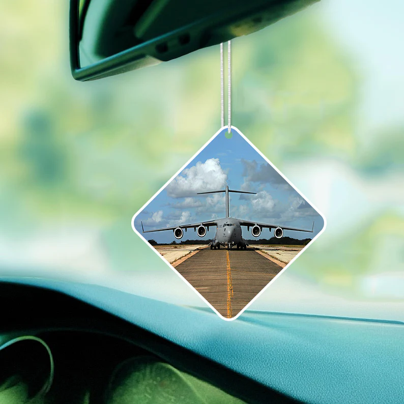 Face to Face with Military Cargo Airplane Designed Car Air Fresheners