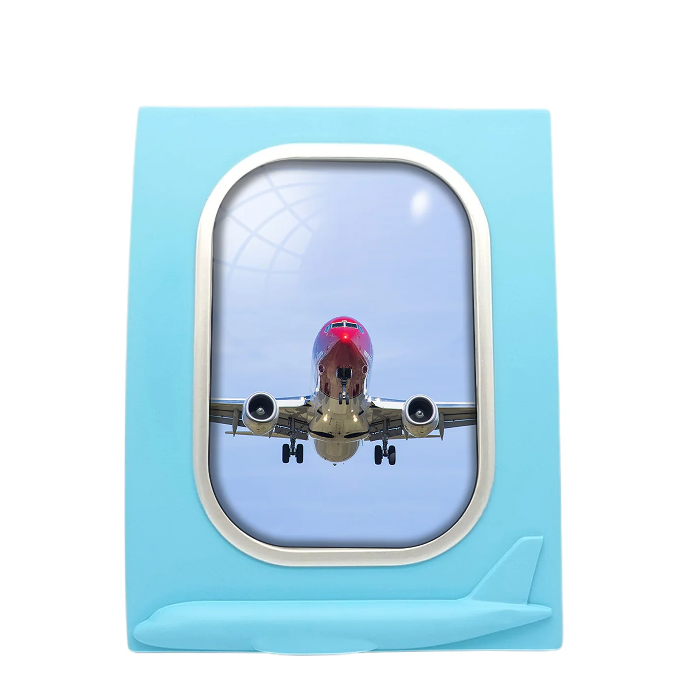 Face to Face with Norwegian Boeing 737 Designed Airplane Window Photo Frame