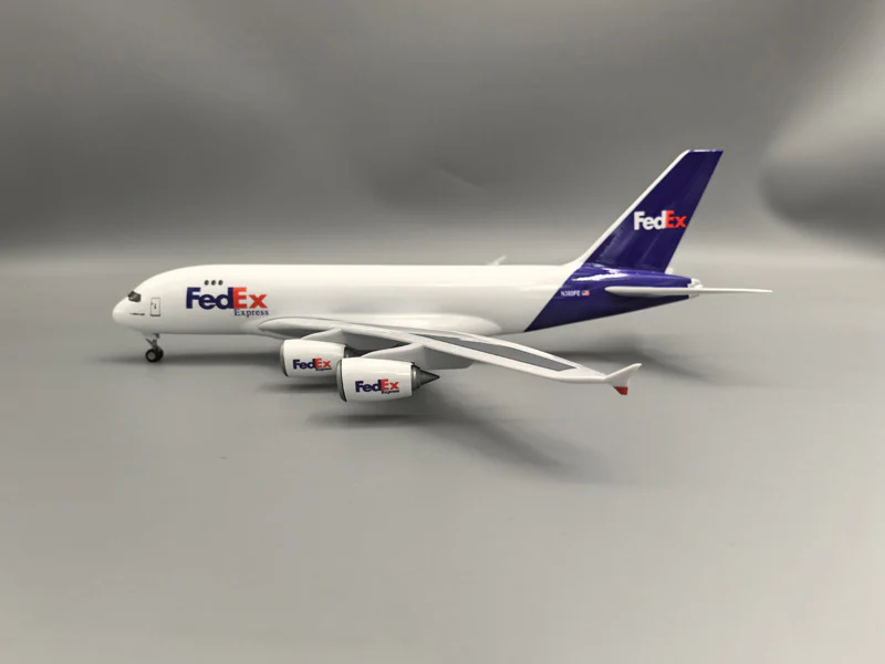 FedEx Cargo Aircraft Airlines Airbus A380 Airplane Model (1/160 Scale) - Image 3