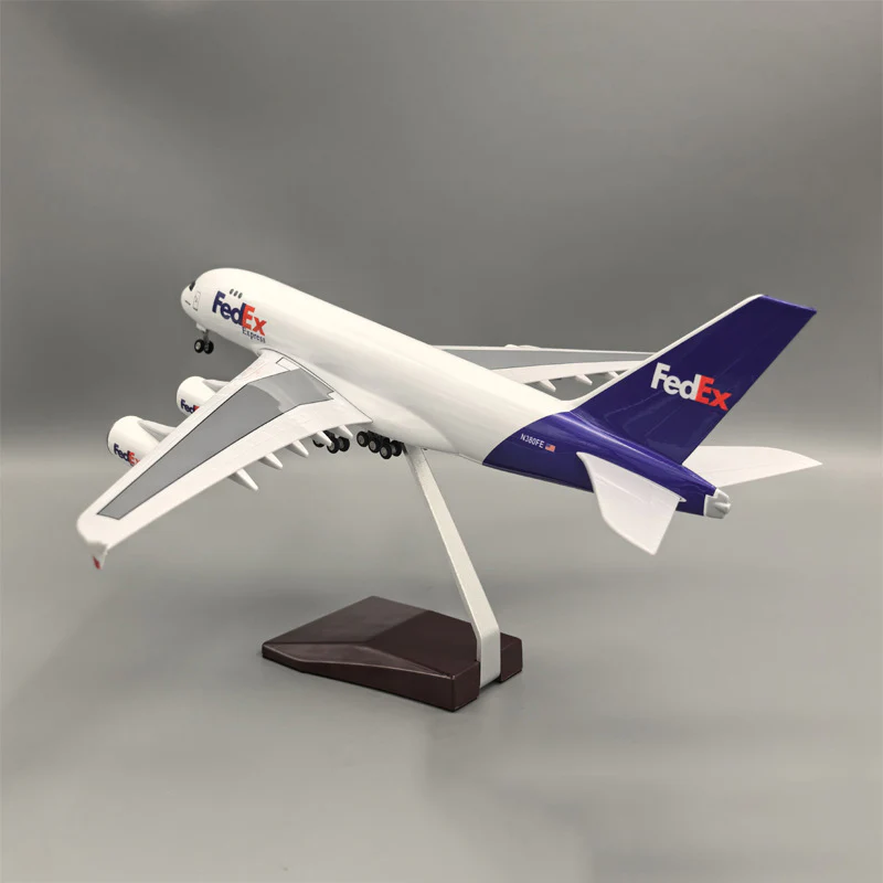 FedEx Cargo Aircraft Airlines Airbus A380 Airplane Model (1/160 Scale) - Image 7