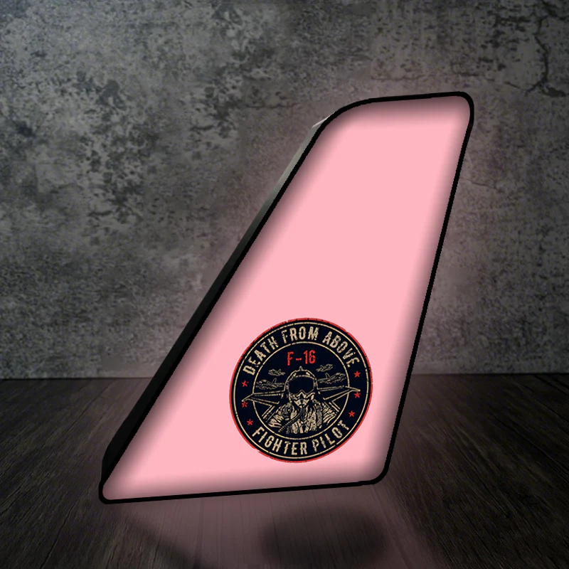 Fighter Jet 16 - Death From Above Designed Led Aircraft Tail & 3D Lamp - Image 5