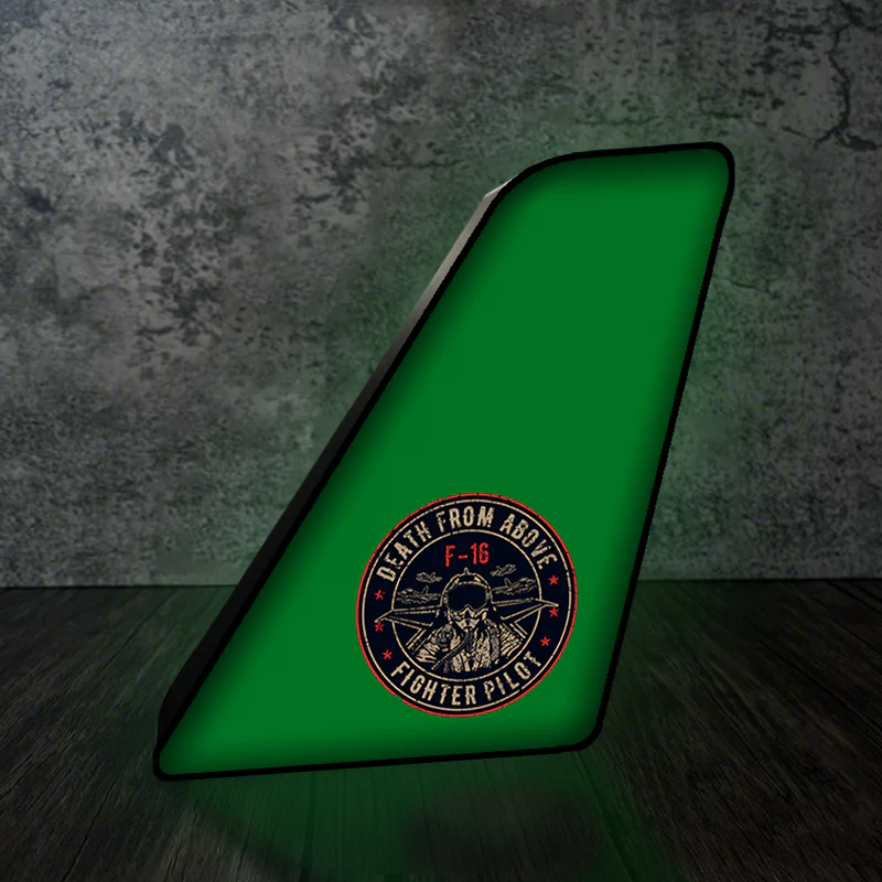 Fighter Jet 16 - Death From Above Designed Led Aircraft Tail & 3D Lamp - Image 7