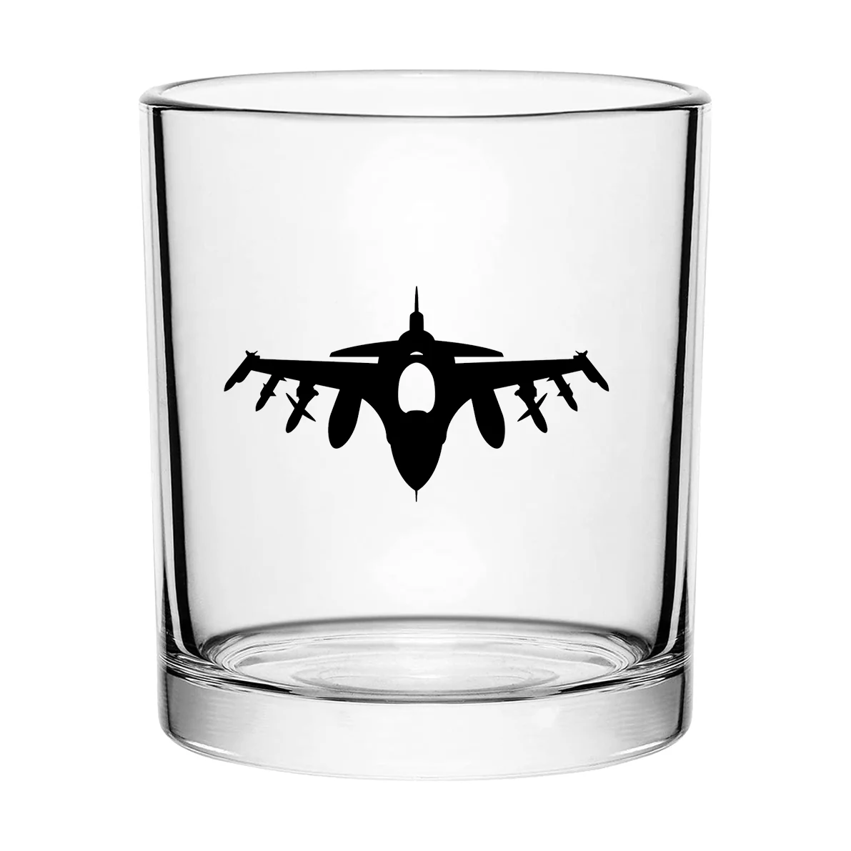 The Fighter Jet 16 Silhouette Designed Special Whiskey Glasses - Image 2