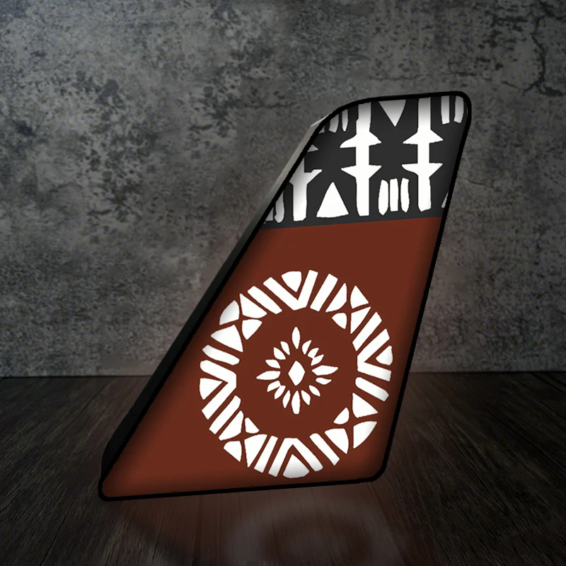 FijiAirways Airlines Designed Led Aircraft Tail & 3D Lamp