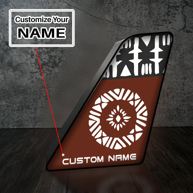 FijiAirways Airlines Designed Led Aircraft Tail & 3D Lamp - Image 2
