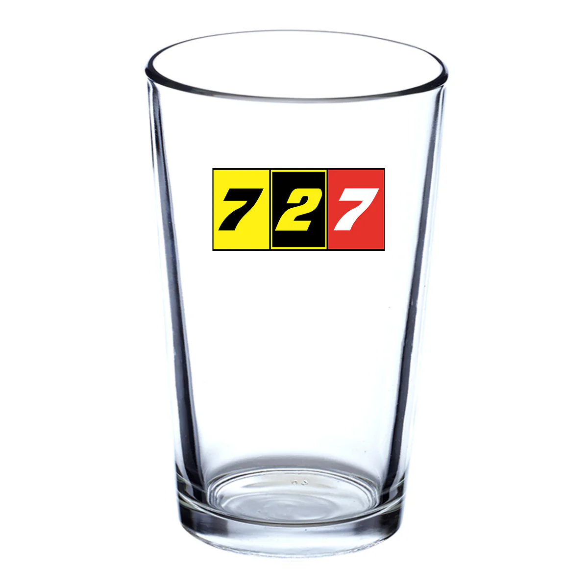 Flat Colourful 727 Designed Beer & Water Glasses - Image 2