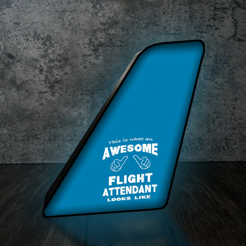 Flight Attendant Designed Led Aircraft Tail & 3D Lamp - Image 6