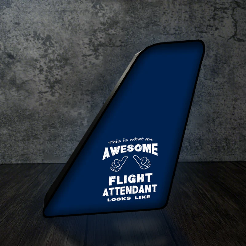 Flight Attendant Designed Led Aircraft Tail & 3D Lamp - Image 8