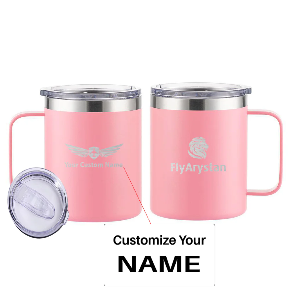 FlyArystan Designed Stainless Steel Laser Engraved Mugs - Image 11