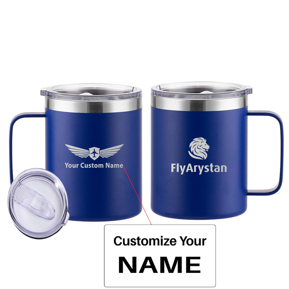FlyArystan Designed Stainless Steel Laser Engraved Mugs - Image 5