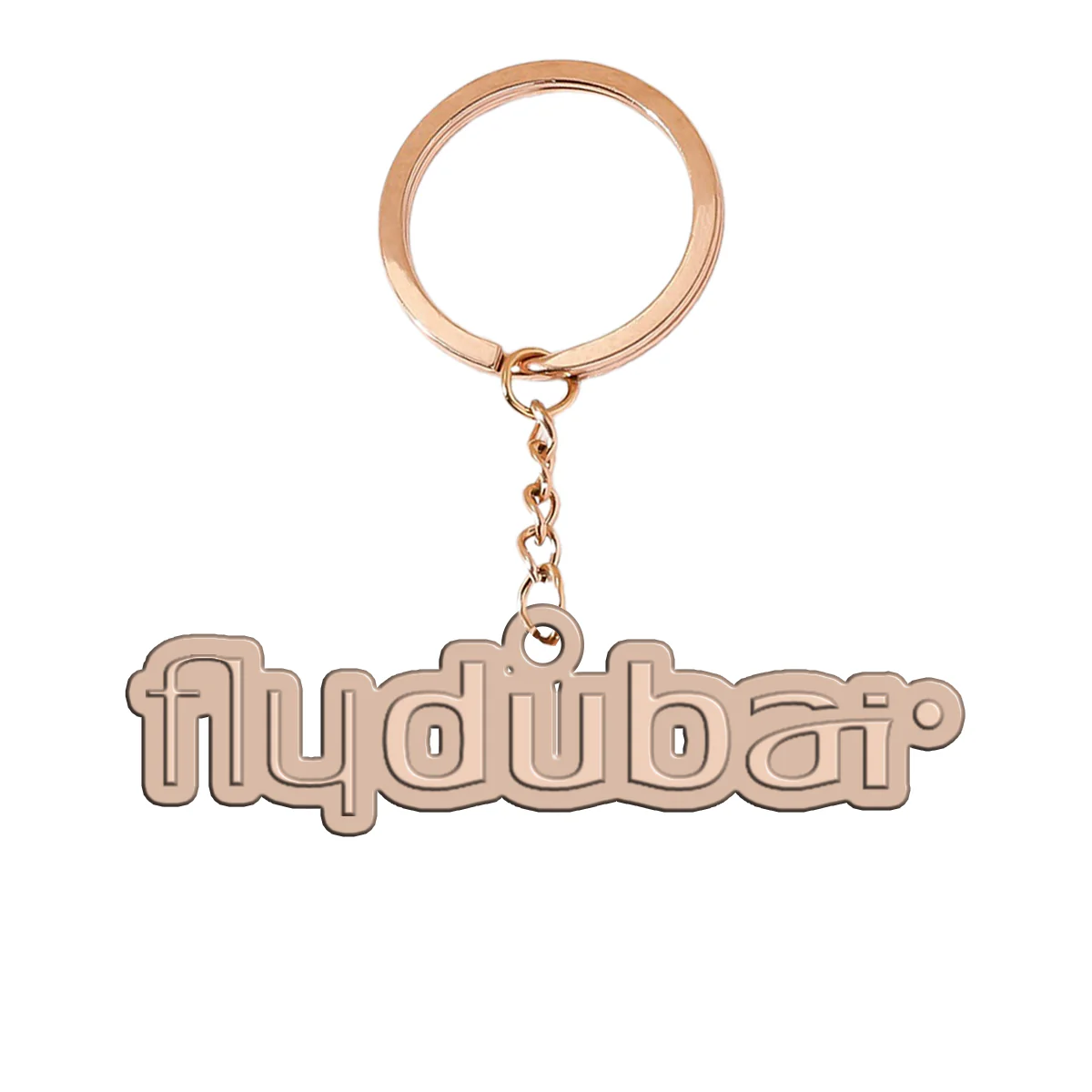 Flydubai Airlines Designed Hollow Key Chains - Image 3