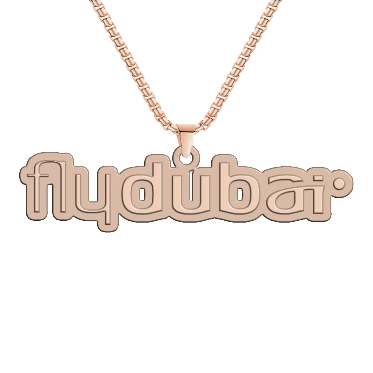 Flydubai Airlines Designed Hollow Necklace - Image 3