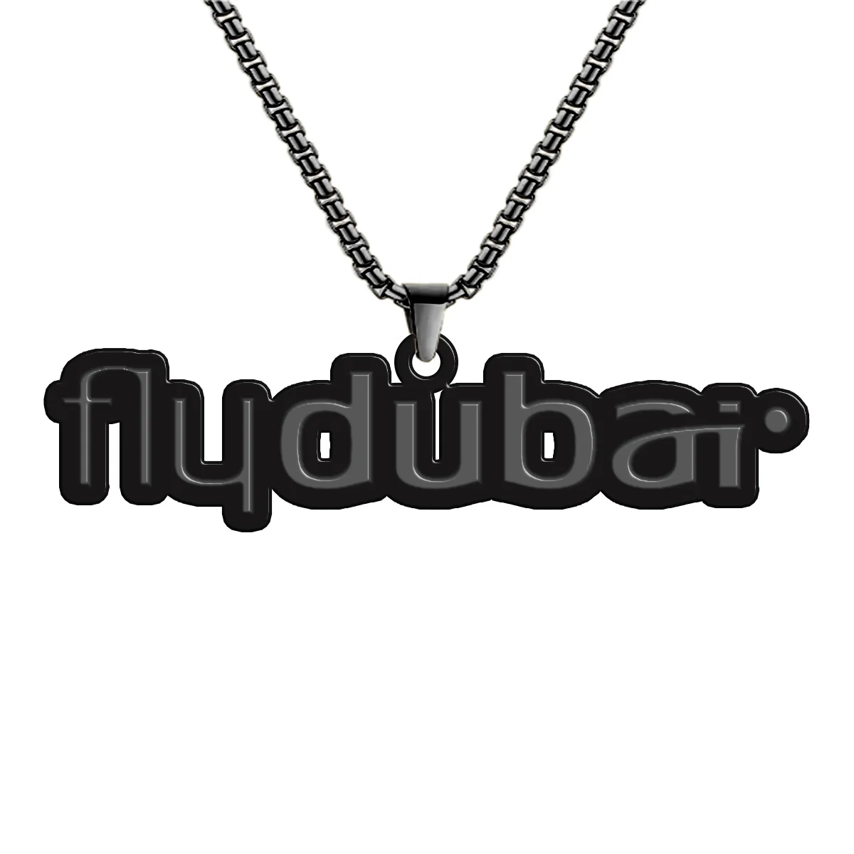 Flydubai Airlines Designed Hollow Necklace - Image 4