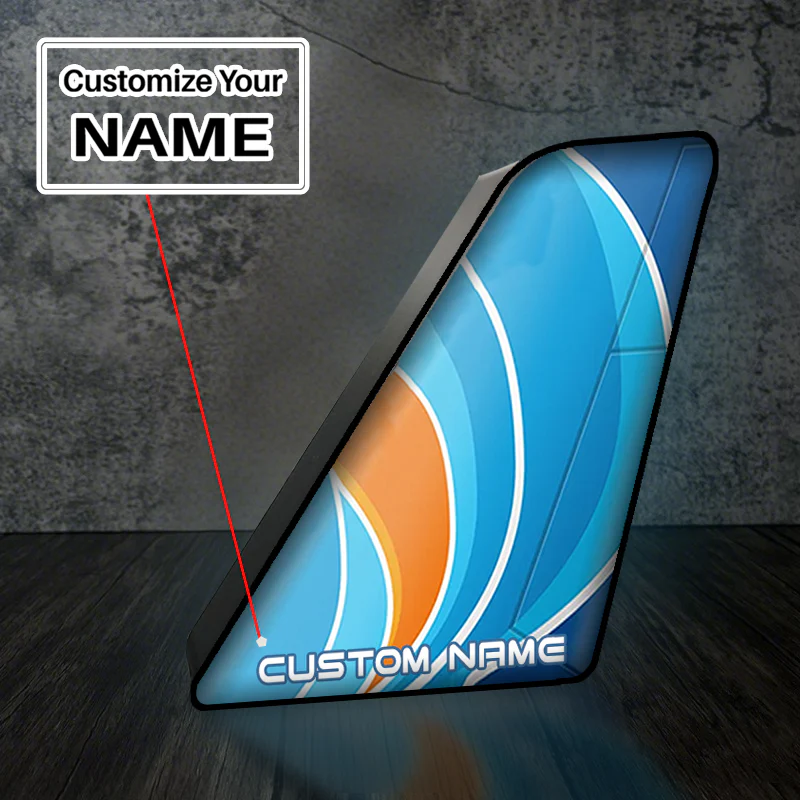 Flydubai Airlines Designed Led Aircraft Tail & 3D Lamp - Image 2