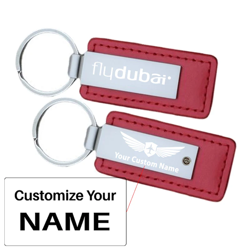 Flydubai Airlines Faux Leather Key Chains - Image 19