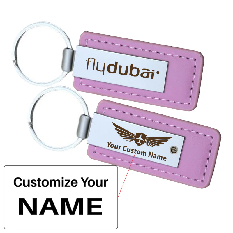 Flydubai Airlines Faux Leather Key Chains - Image 5