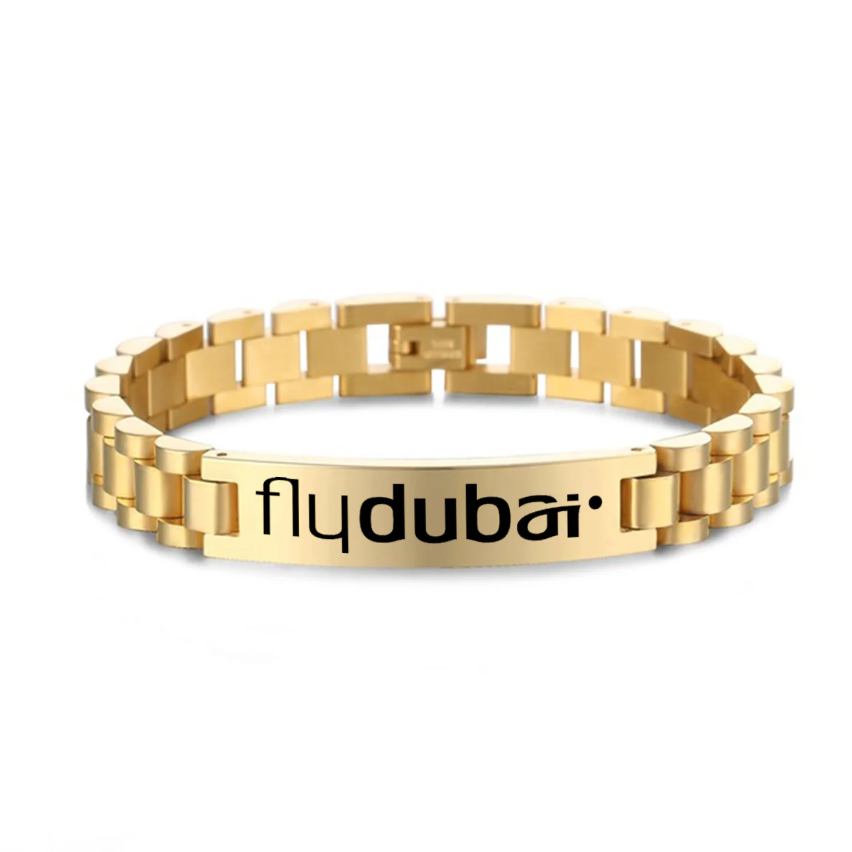 Flydubai Airlines Designed Stainless Steel Chain Bracelets - Image 4