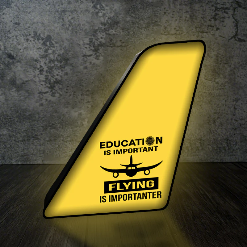 Flying is Importanter Designed Led Aircraft Tail & 3D Lamp - Image 3