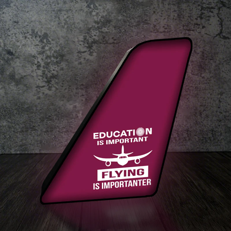 Flying is Importanter Designed Led Aircraft Tail & 3D Lamp - Image 9