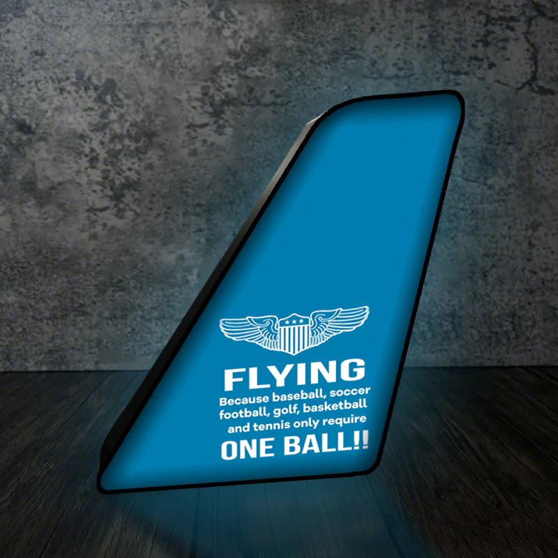 Flying One Ball Designed Led Aircraft Tail & 3D Lamp - Image 6