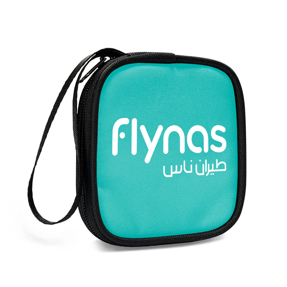 Flynas Airlines Designed Portable Headphone Bag - Image 3