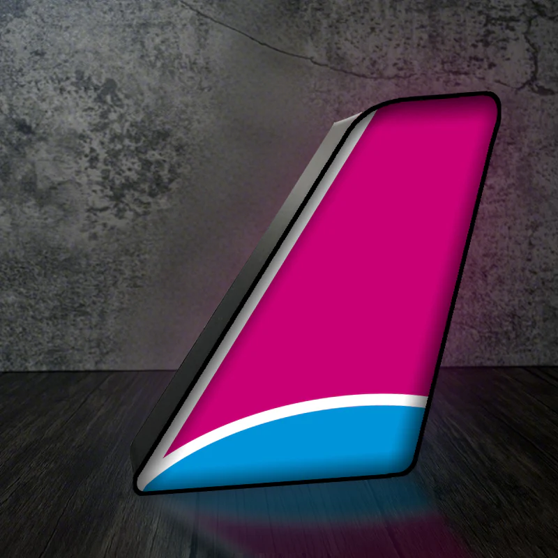 FlySafair Airlines Designed Led Aircraft Tail & 3D Lamp