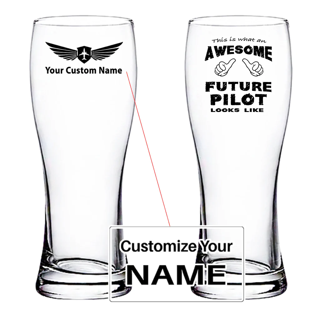 Future Pilot Designed Pilsner Beer Glasses