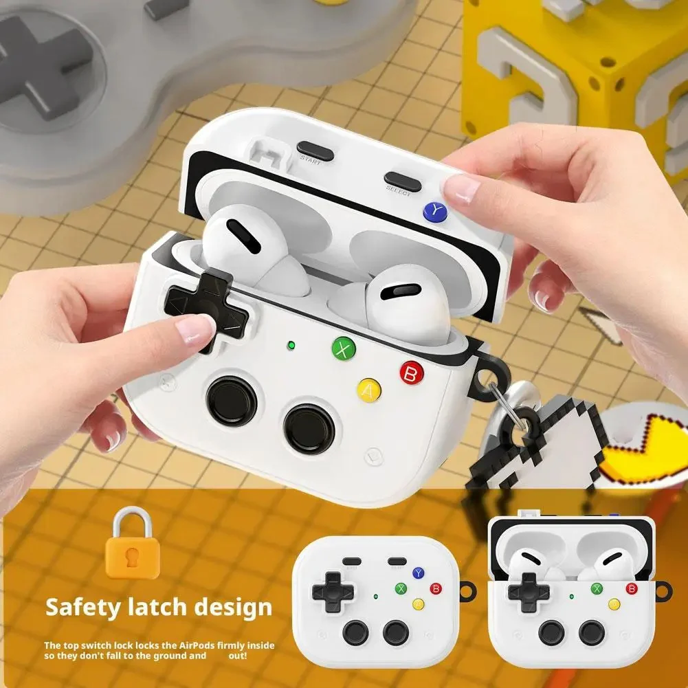 Game Controller Inspired Hard Case: Full-Body Protection for AirPods Pro 2, Pro 3 & Apple 4th Gen - Image 3