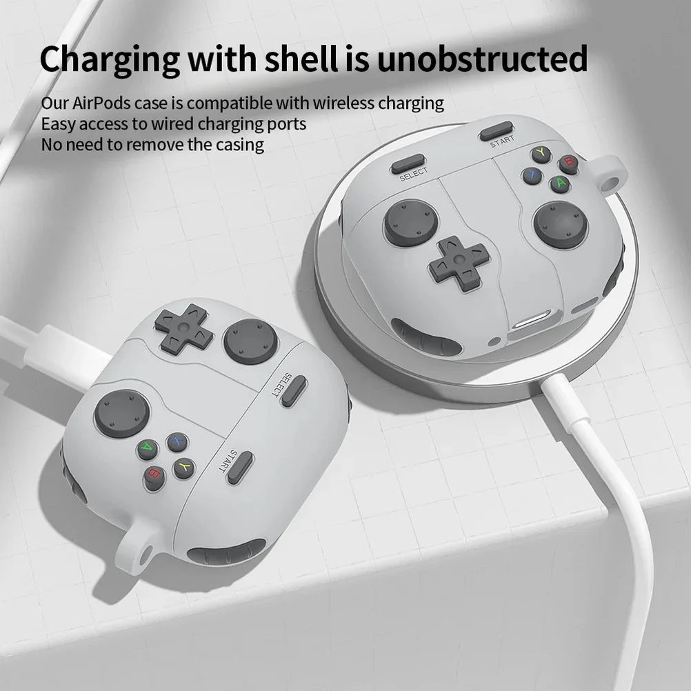 Gaming-Inspired AirPods Case: Hard Shell, Full-Body Fit for Pro 2/3 & Apple 4th Gen Earbuds - Image 3
