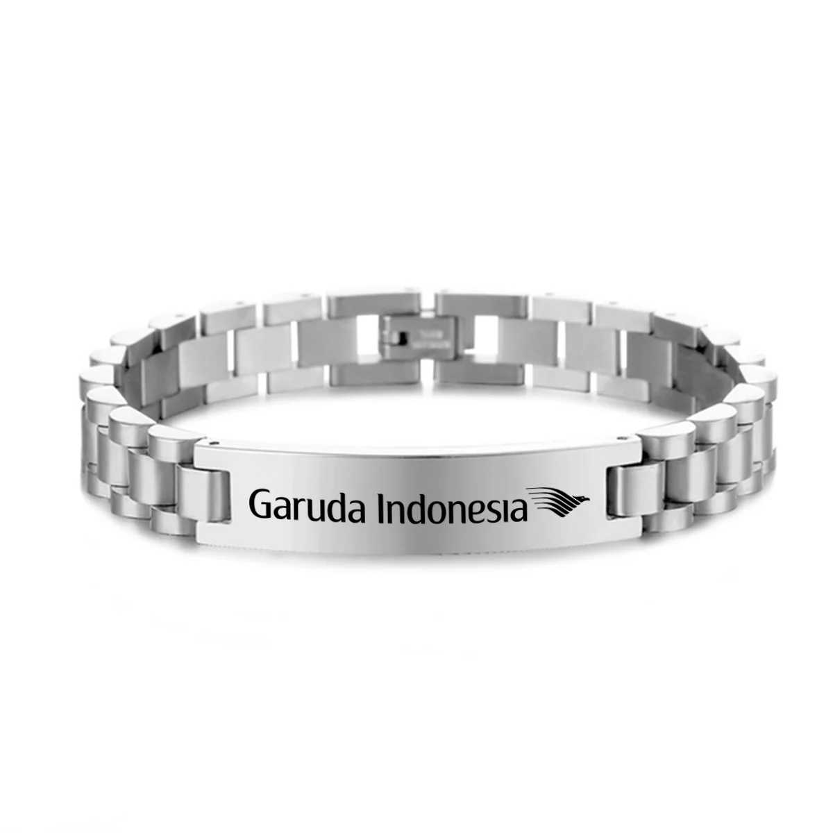 Garuda Indonesia Airlines Designed Stainless Steel Chain Bracelets - Image 2
