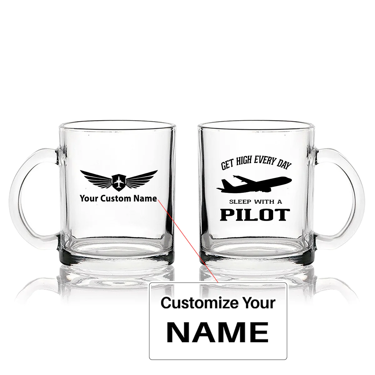 Get High Every Day Sleep With A Pilot Designed Coffee & Tea Glasses