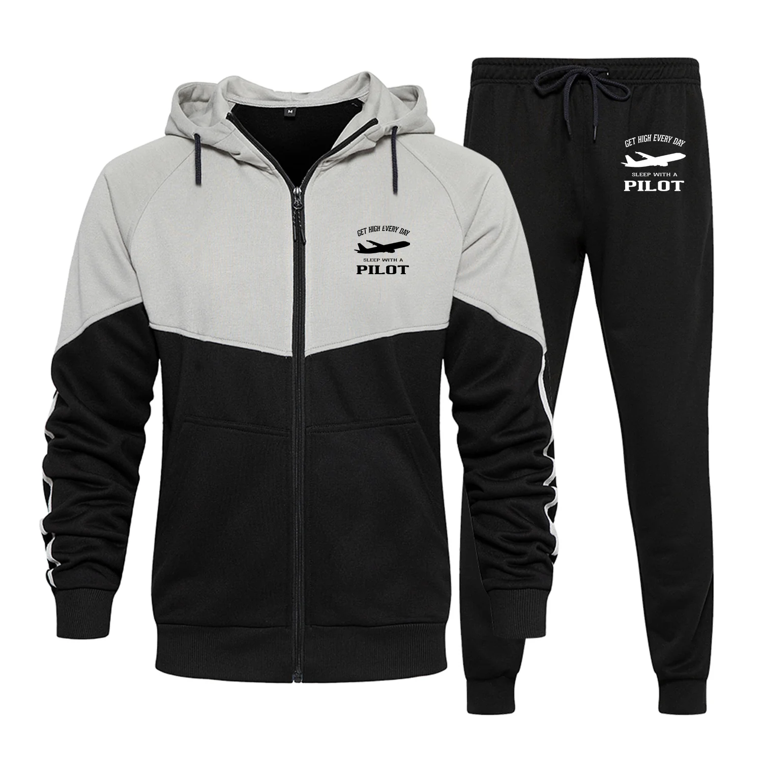 Get High Every Day Sleep With A Pilot Designed Colourful Z. Hoodies & Sweatpants