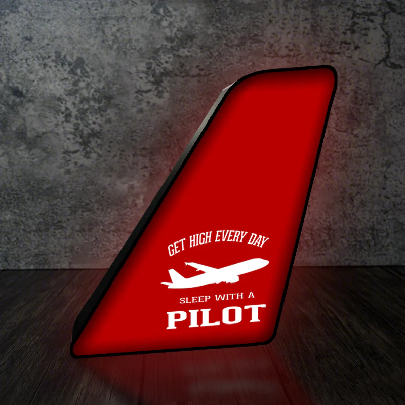 Get High Every Day Sleep With A Pilot Designed Led Aircraft Tail & 3D Lamp - Image 4