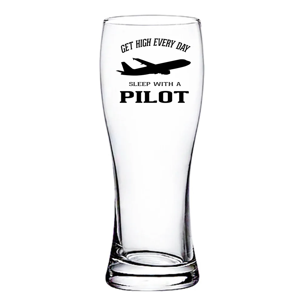 Get High Every Day Sleep With A Pilot Designed Pilsner Beer Glasses - Image 2