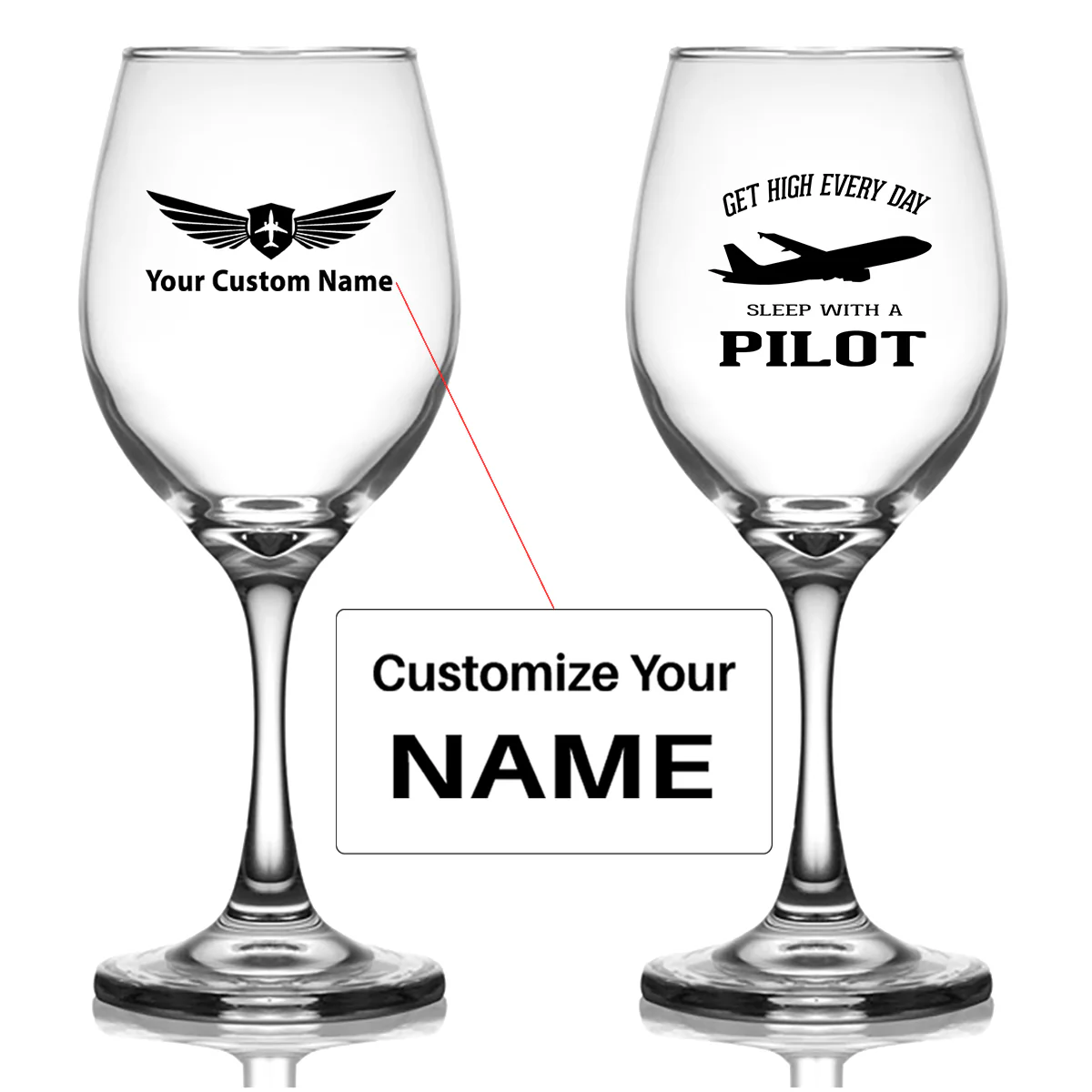 Get High Every Day Sleep With A Pilot Designed Wine Glasses