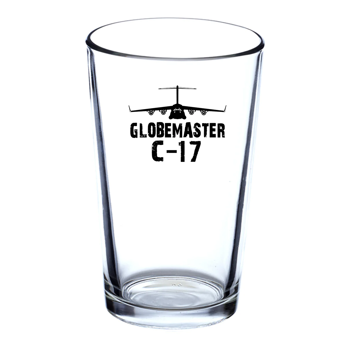 GlobeMaster C-17 & Plane Designed Beer & Water Glasses - Image 2