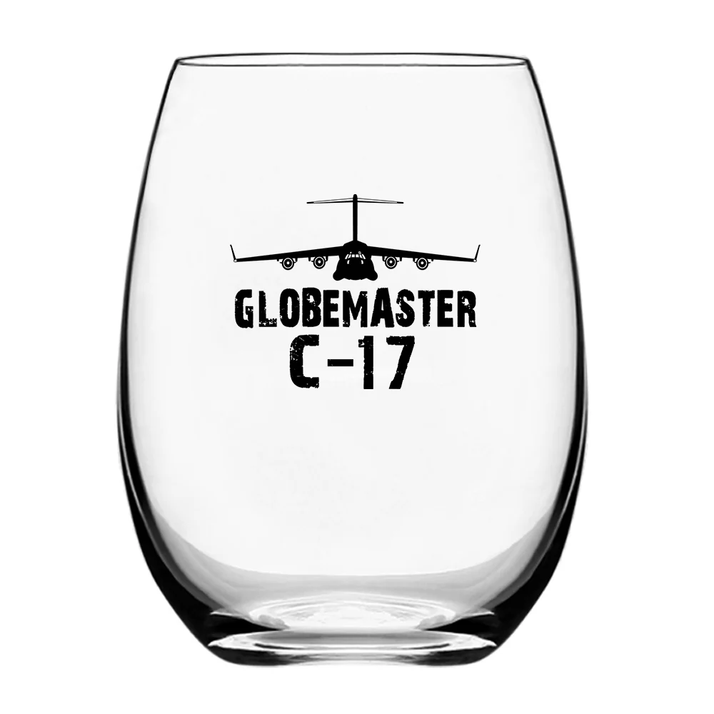GlobeMaster C-17 & Plane Designed Water & Drink Glasses - Image 2