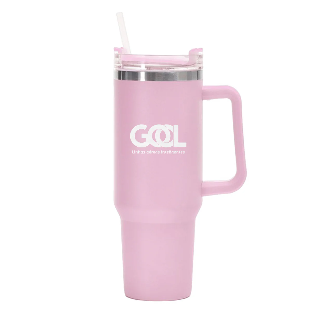 Gol Linhas Aéreas Inteligentes Designed 40oz Stainless Steel Car Mug With Holder - Image 16
