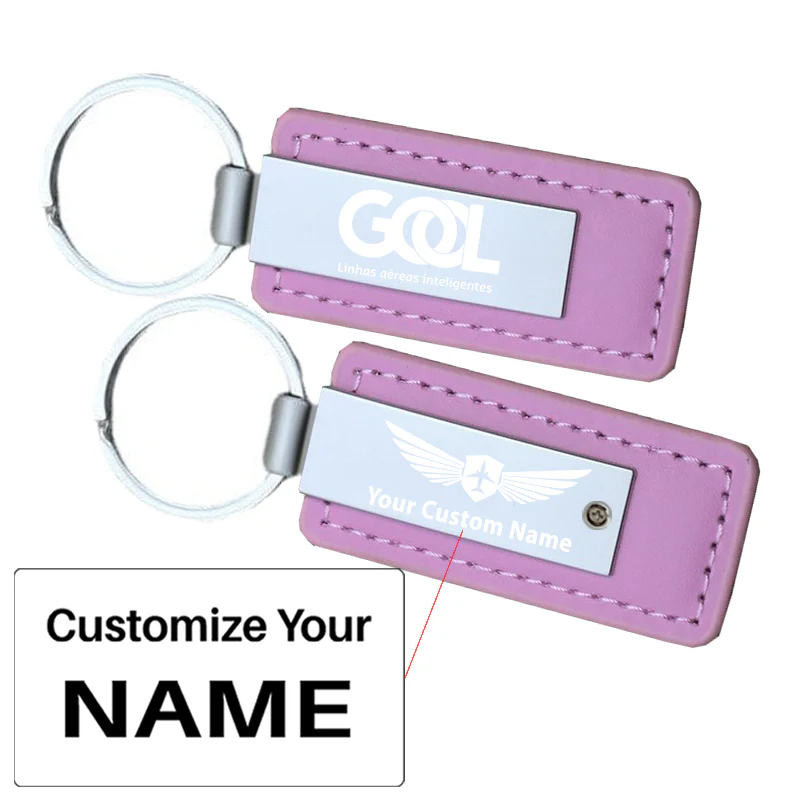 Gol Linhas Aéreas Inteligentes Faux Leather Key Chains - Image 7