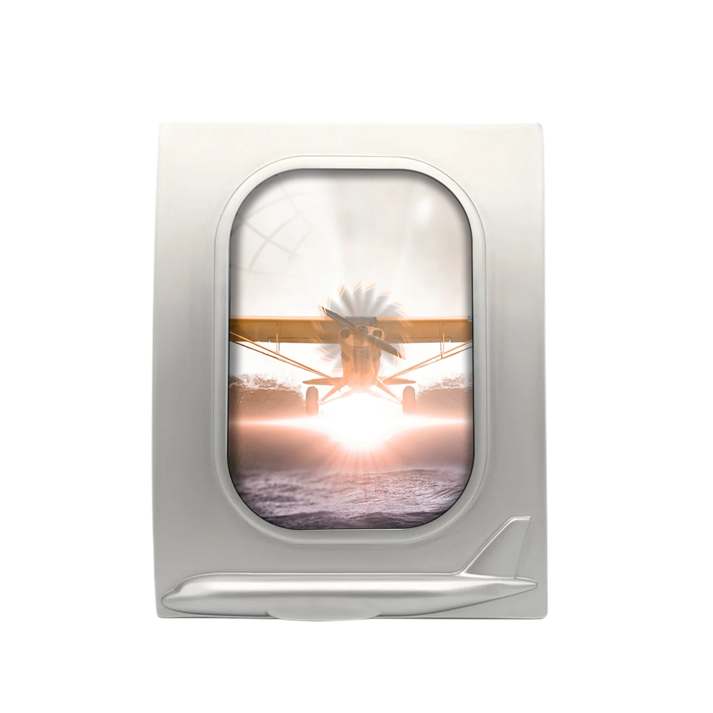 Graphical Propeller Designed Airplane Window Photo Frame - Image 2