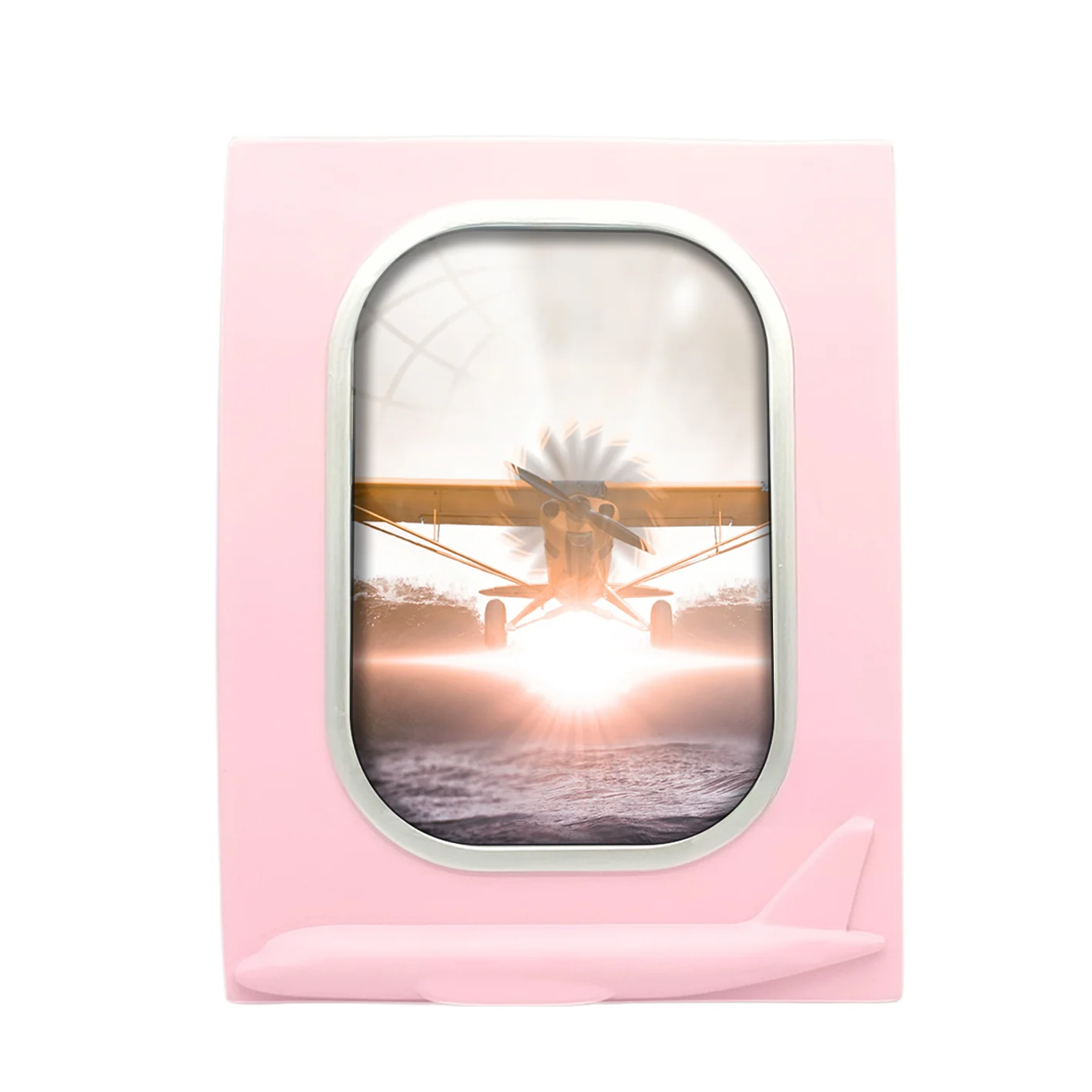 Graphical Propeller Designed Airplane Window Photo Frame - Image 3