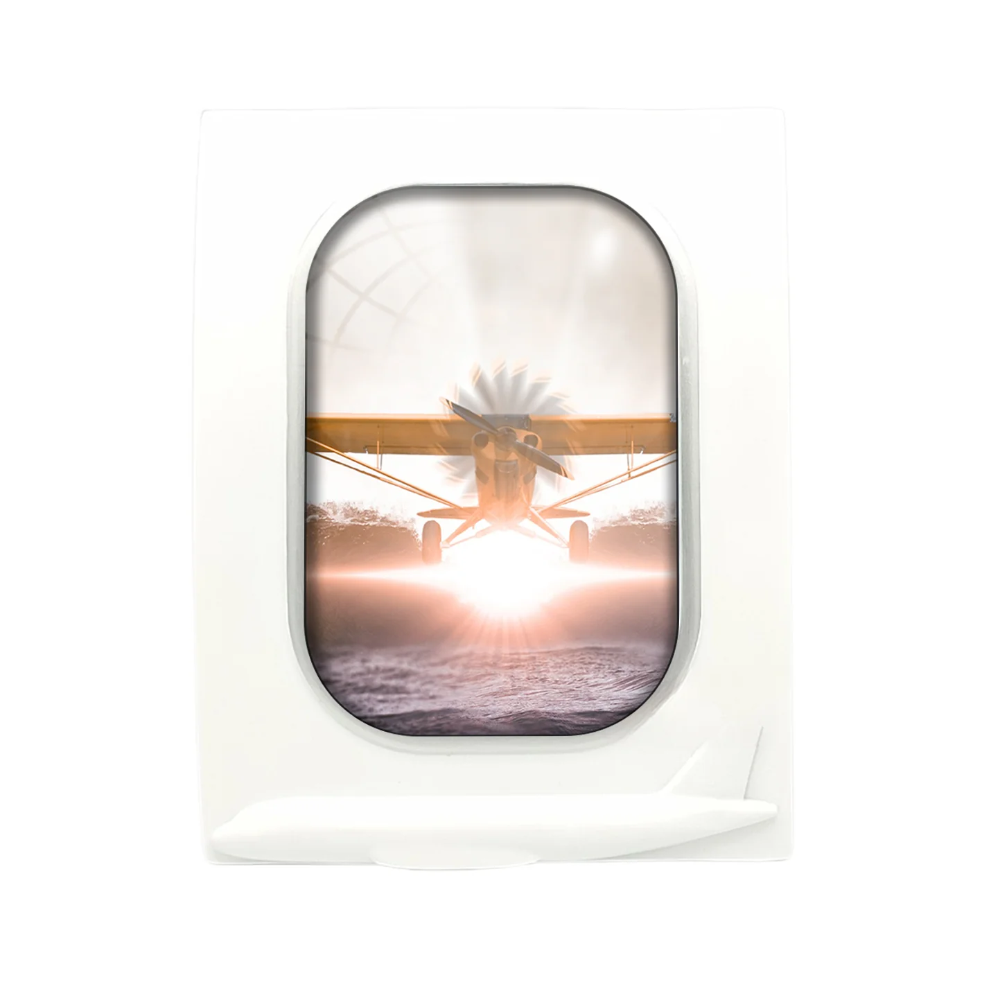 Graphical Propeller Designed Airplane Window Photo Frame - Image 4
