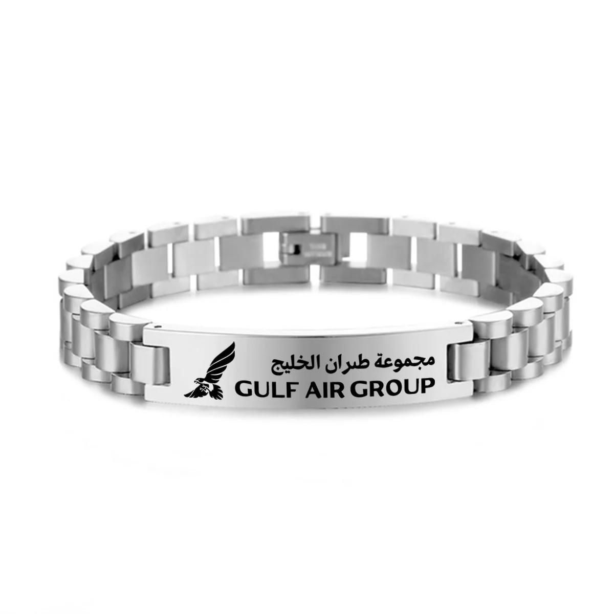 Gulf Air Designed Stainless Steel Chain Bracelets - Image 2