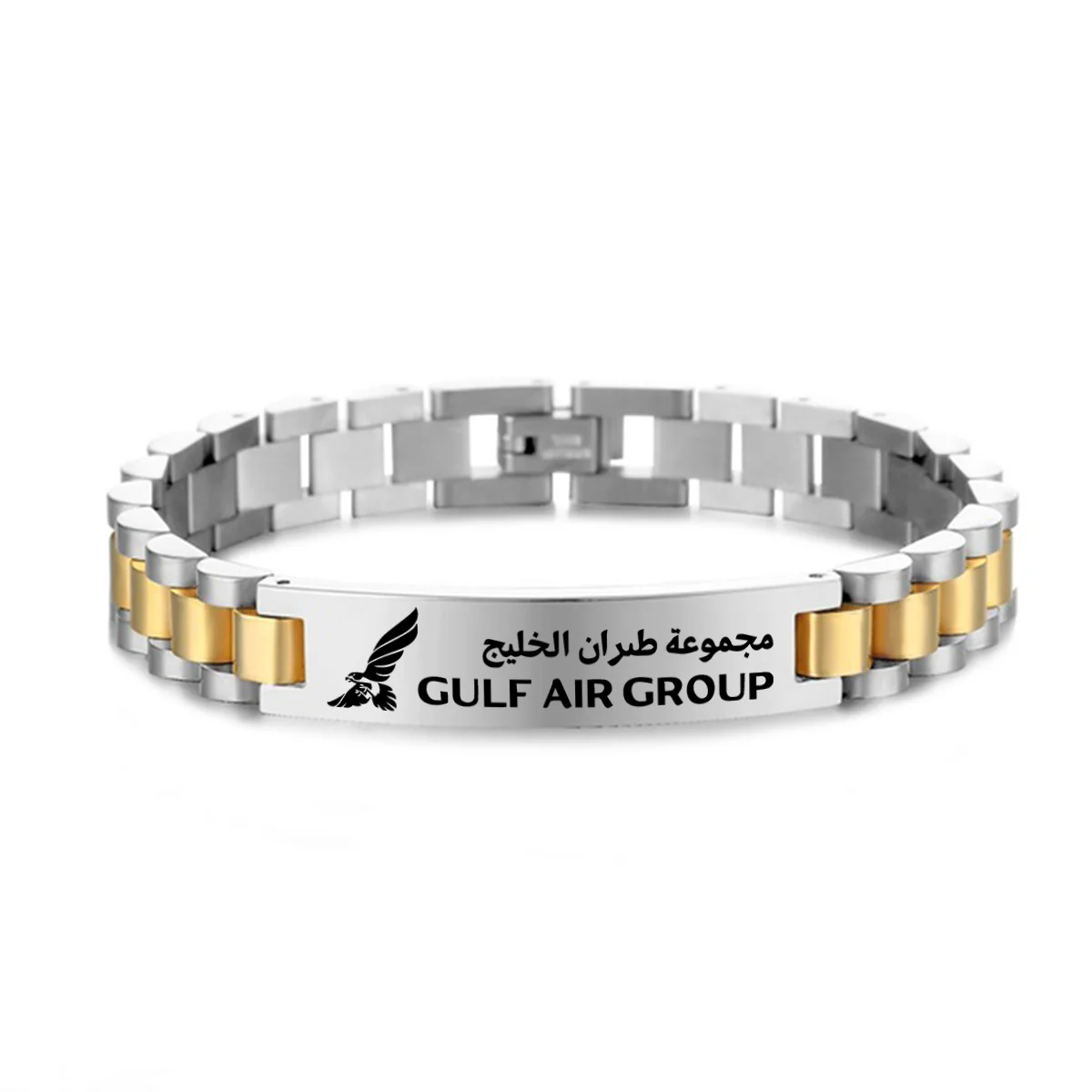 Gulf Air Designed Stainless Steel Chain Bracelets - Image 3