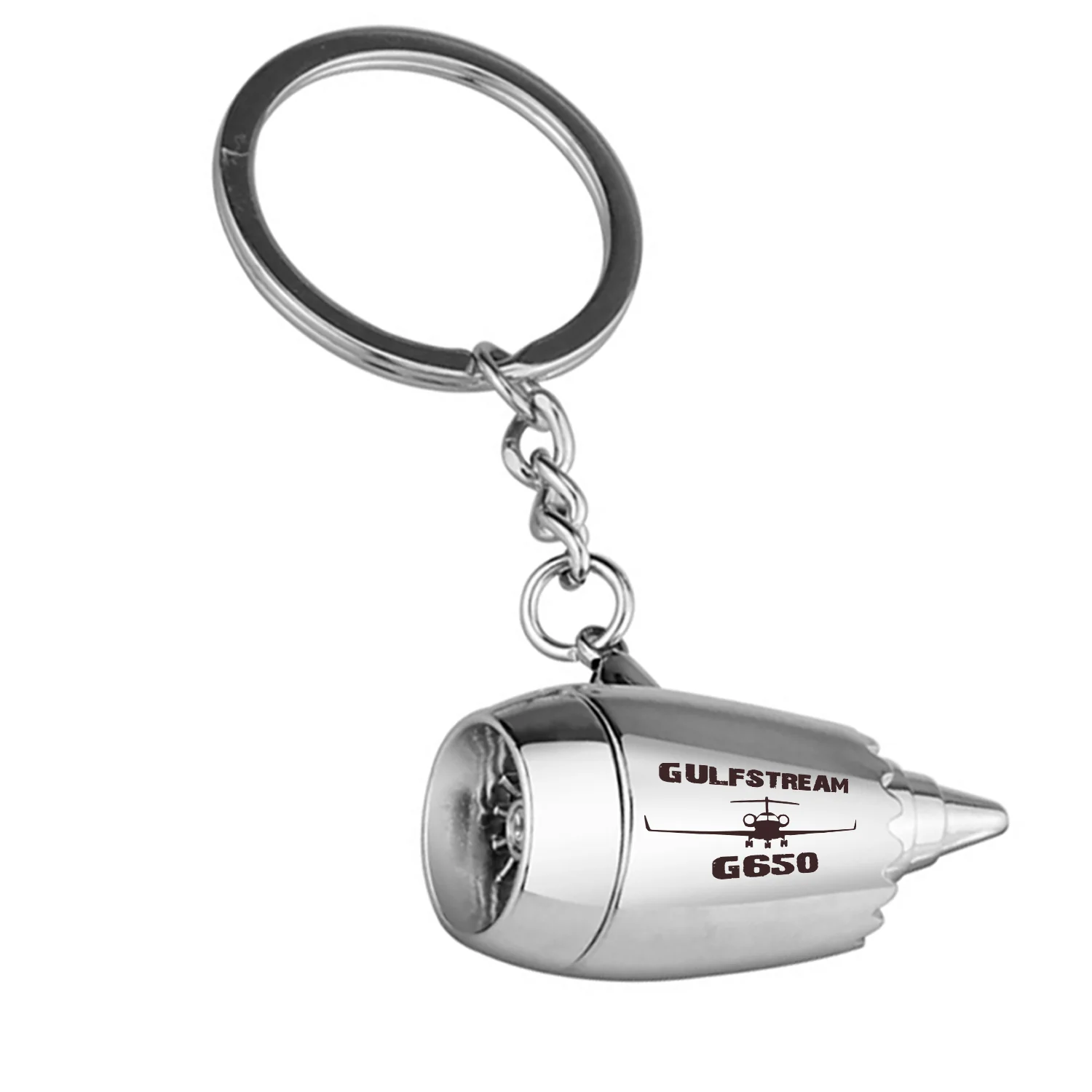 Gulfstream G650 & Plane Jet Engine Turbine Key Chains - Image 2