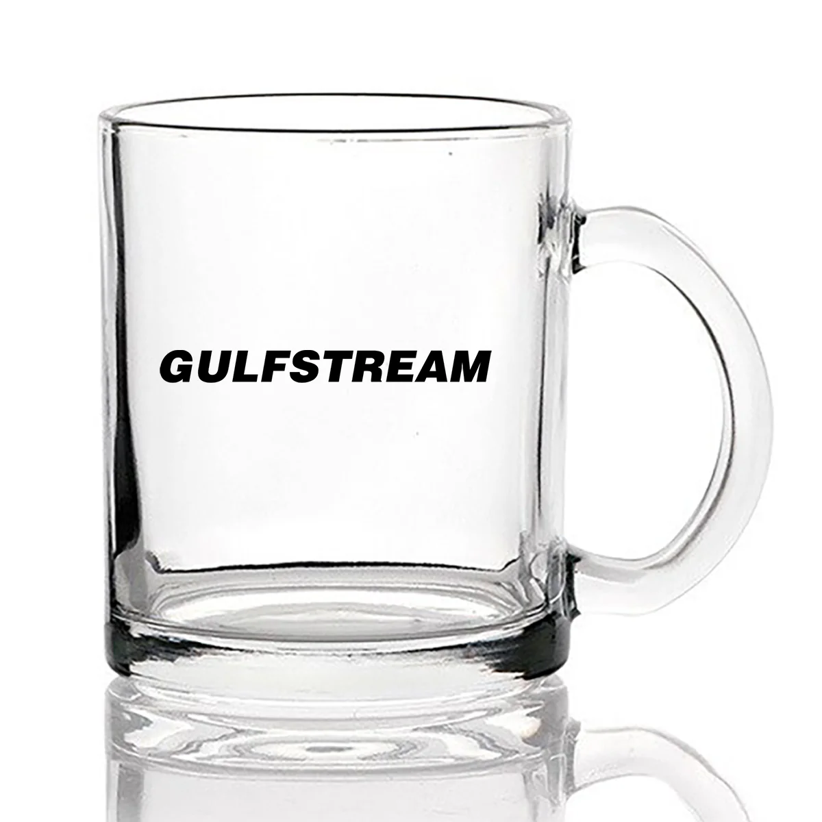 Gulfstream & Text Designed Coffee & Tea Glasses - Image 2